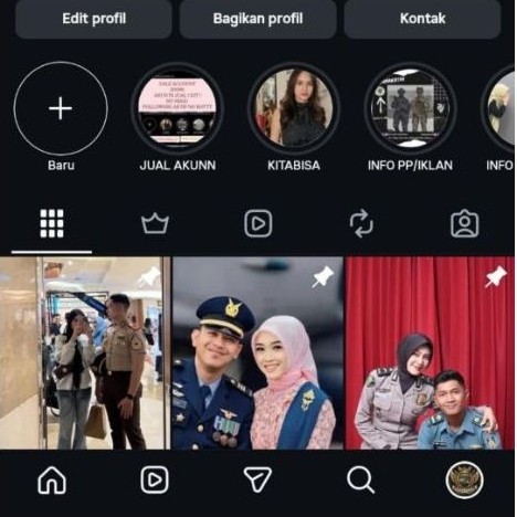 Jual akun followers ig 26,7rb harga 2jtFollowers asli bukan bot , satu tangan yg pakai