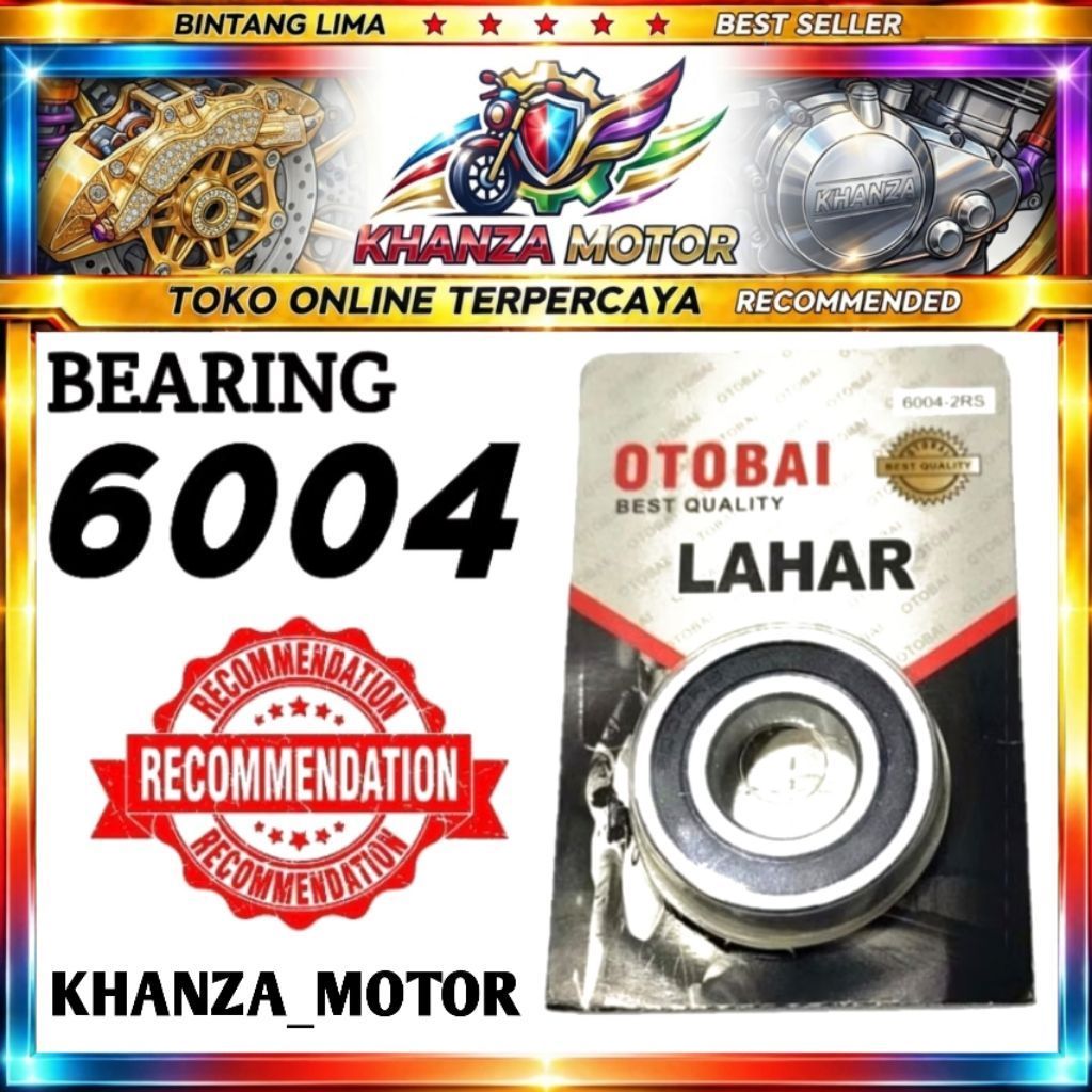 BEARING 6004 / KLAHAR 6004 / LAHAR 6004 / LAHER 6004 / LAKER 6004 KLAHAR GEAR 6004 BEARING GEAR 6004