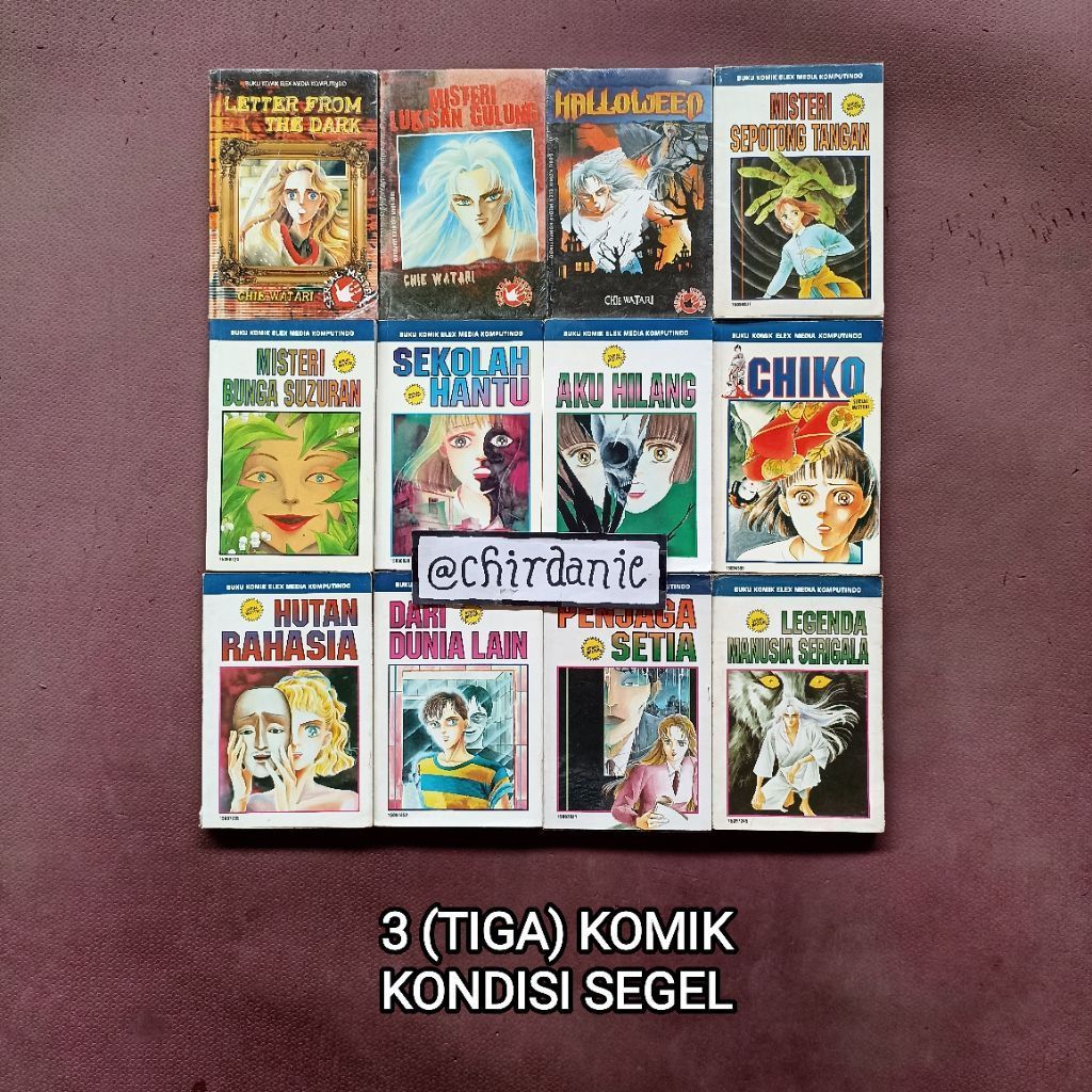 Paket Komik CHIE WATARI / Serial Misteri Horor