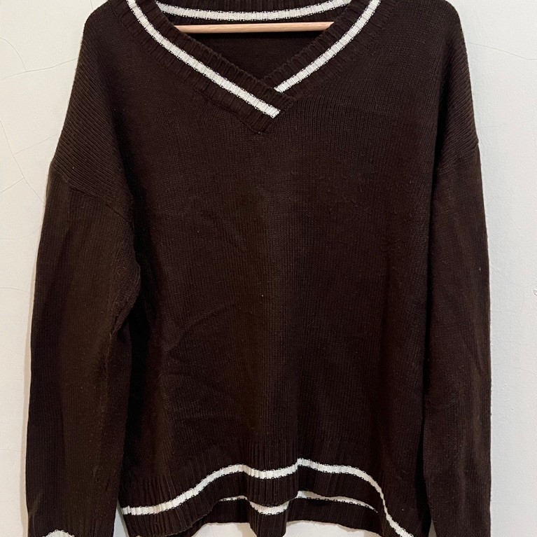 Preloved Crewneck Choco Brown (NO NEGO)
