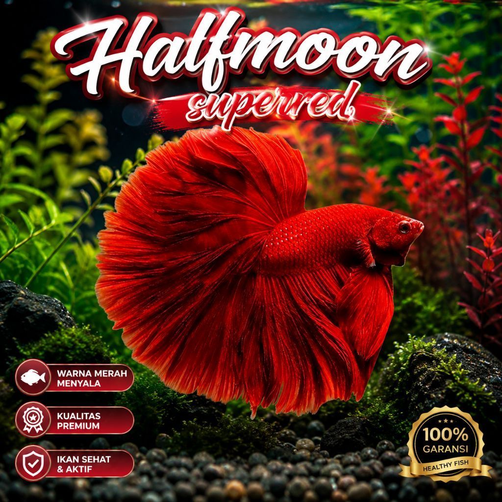 cupang hm super red size L