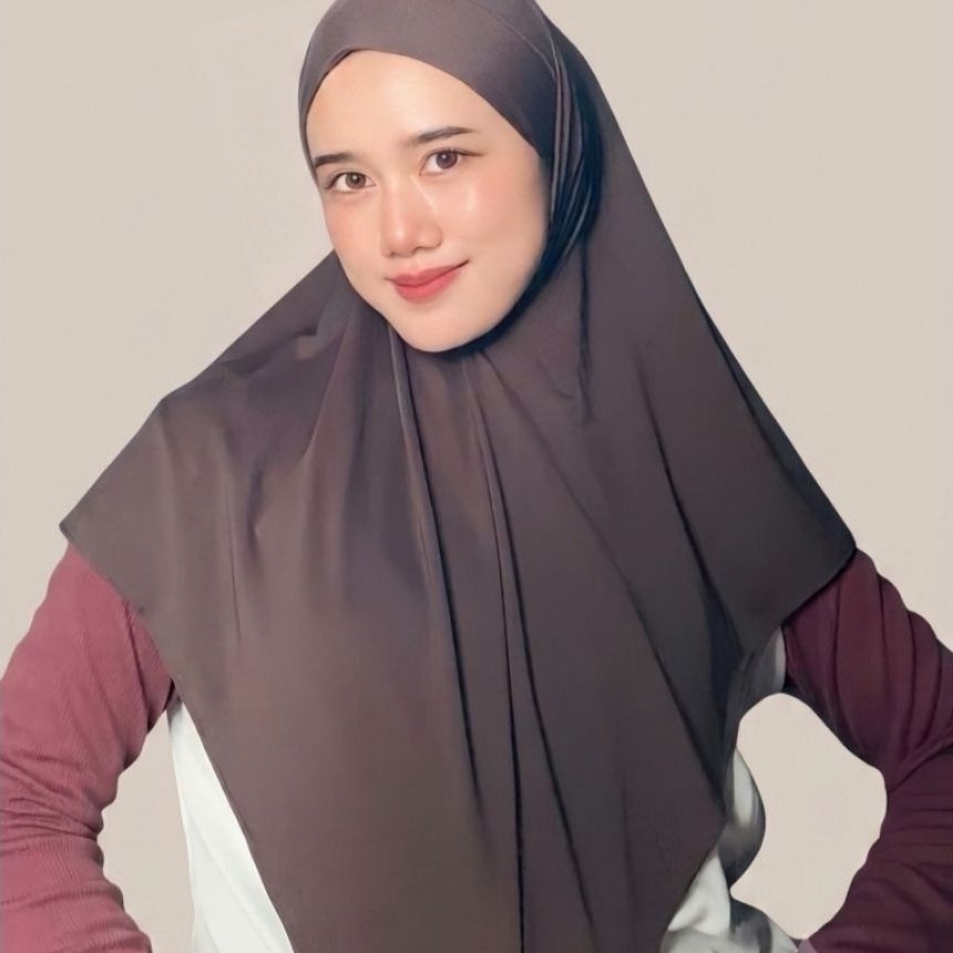 RH Hijab - khimar bandana khiban jersey premium by RH Hijab