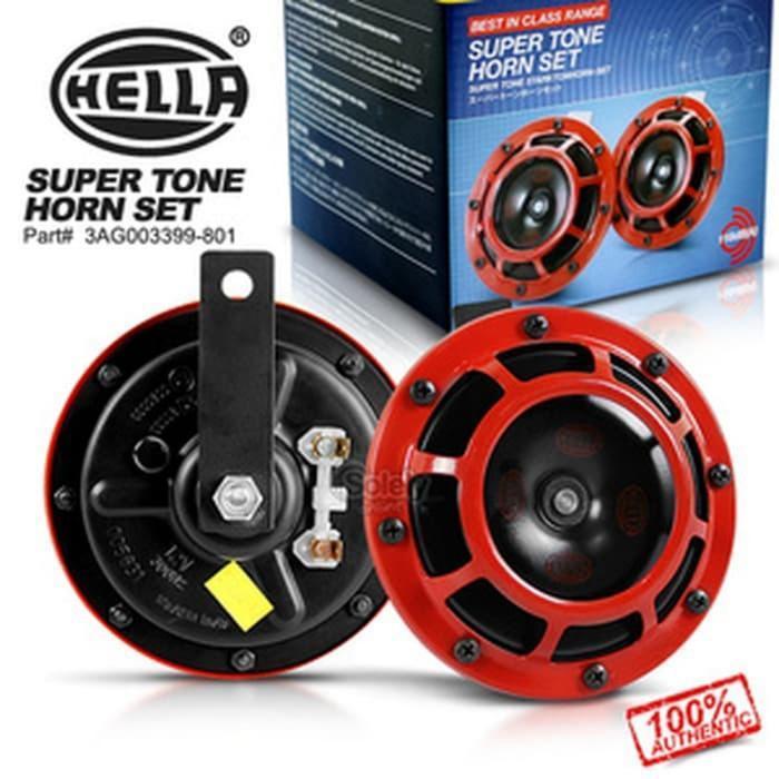 Klakson Hella Supertone Merah Original Dan Terpercaya