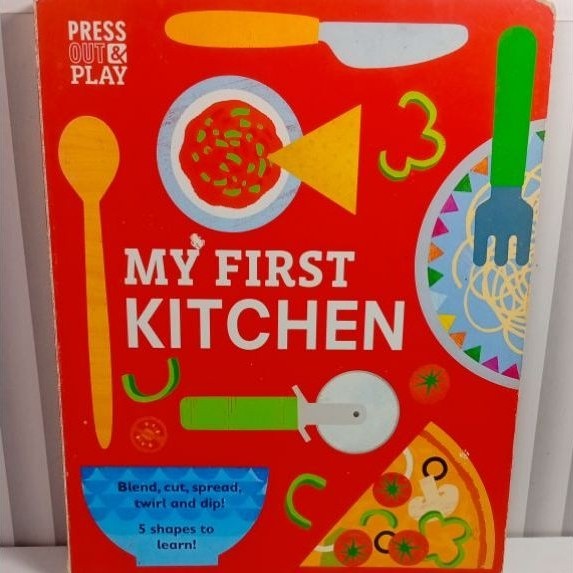 preloved buku anak boardbook interaktif my first kitchen