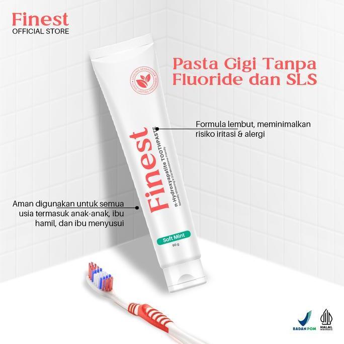 Gigisehat- Finest Tootaste 90 Gr Pasta Gi Nano Hydroxyapatite