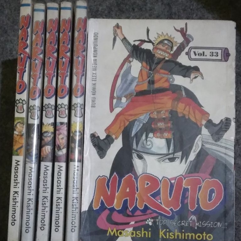 Komik Naruto 27 29 30 36 41 48