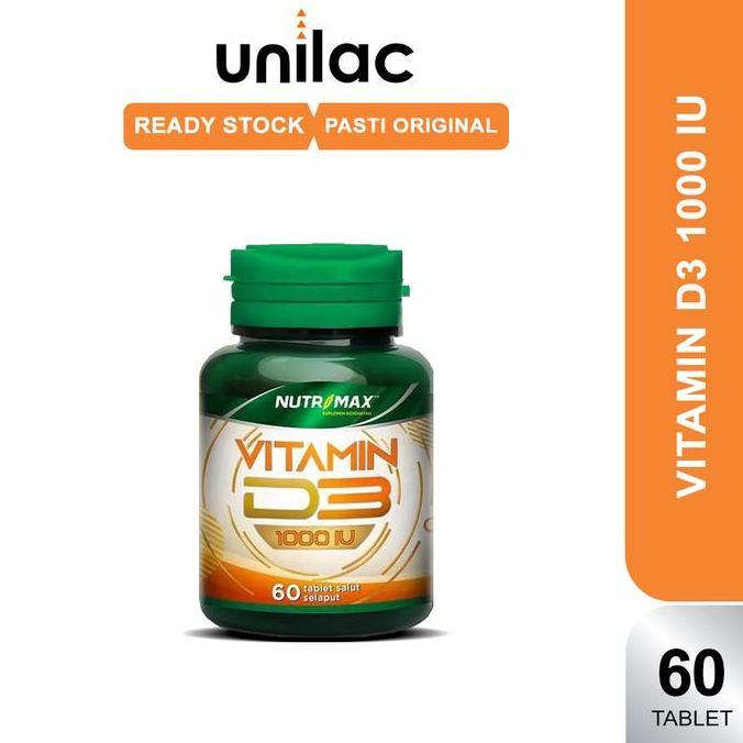 Nutrimax Vitamin D3 1000IU - Nutrimax D3 Suplemen Imunitas Tubuh