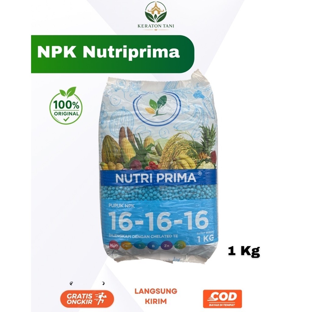 NPK NUTRIPRIMA 1kg - Pupuk daun dan bunga