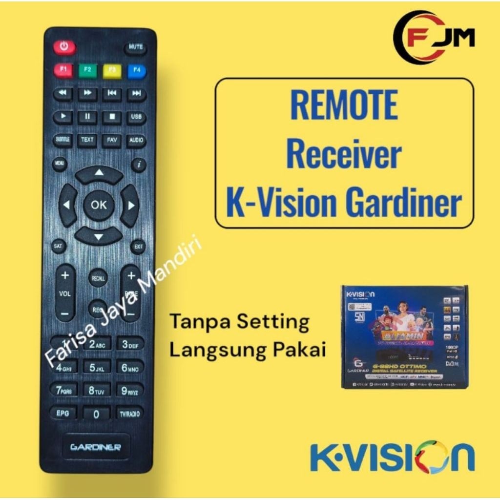 Remote receiver parabola K-vision Gardiner