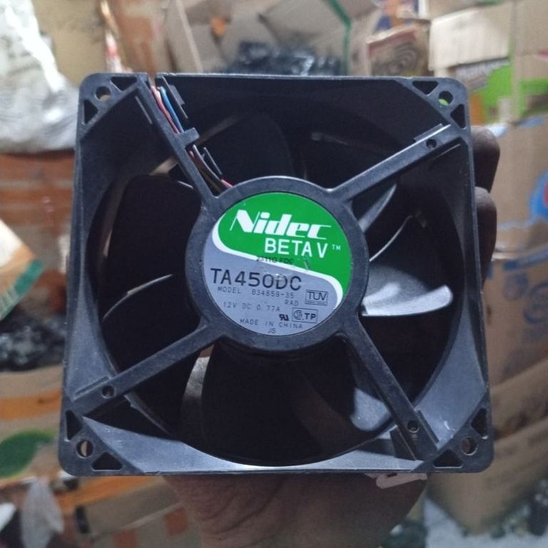 KIPAS HIGH SPED 12×12 12V0.77A NIDEC