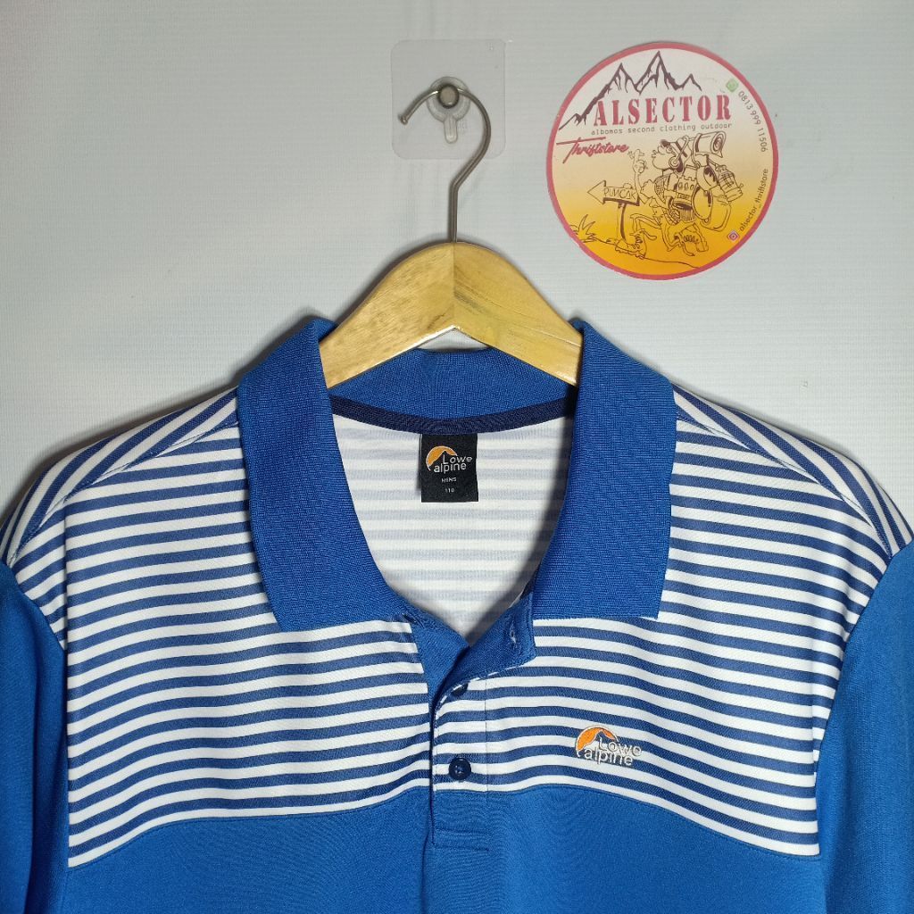 Kaos Polo Tshirt Dewasa LOWE ALPINE (preloved) Size XL KD3007-001
