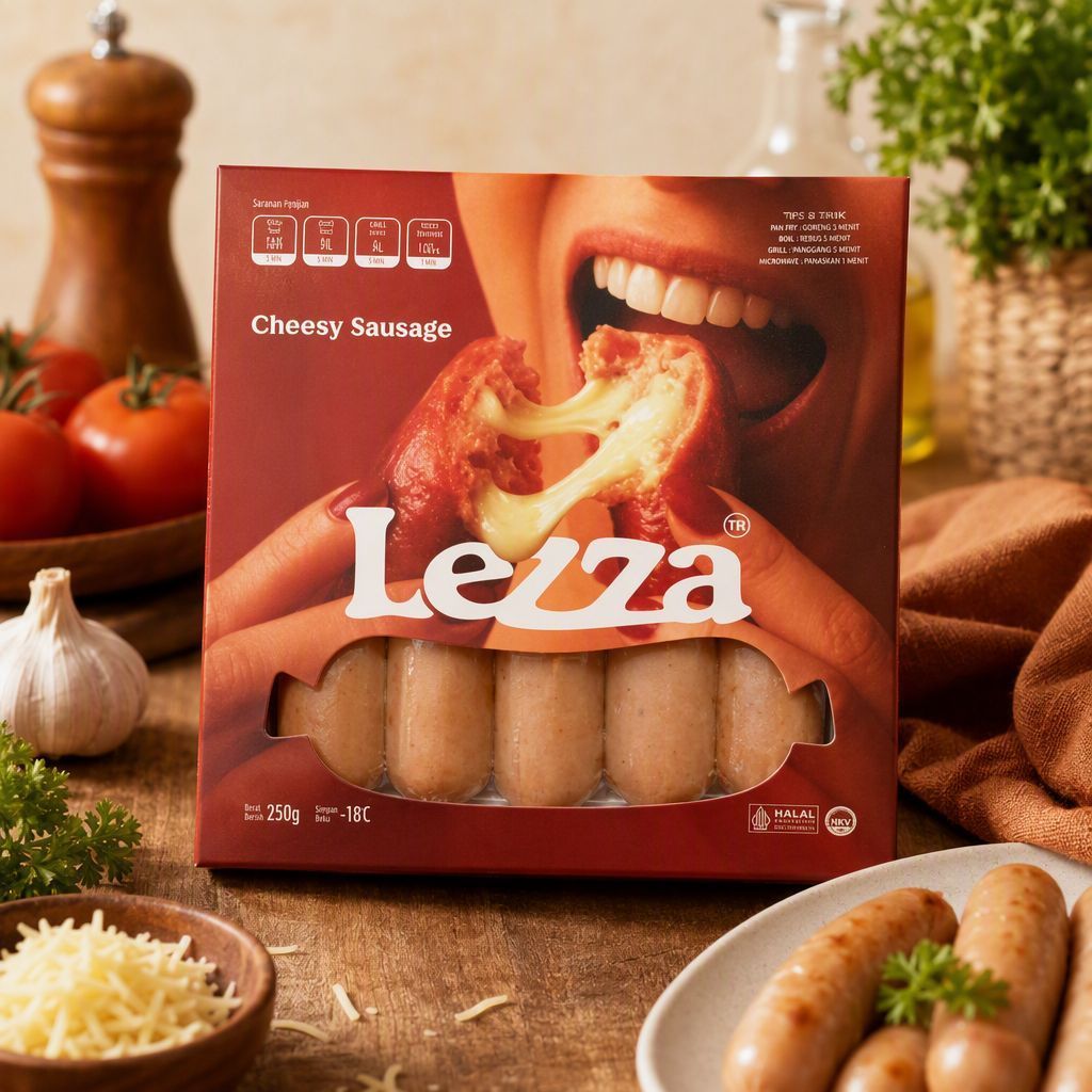 LEZZA SOSIS KEJU ISI 5PCS 250GR