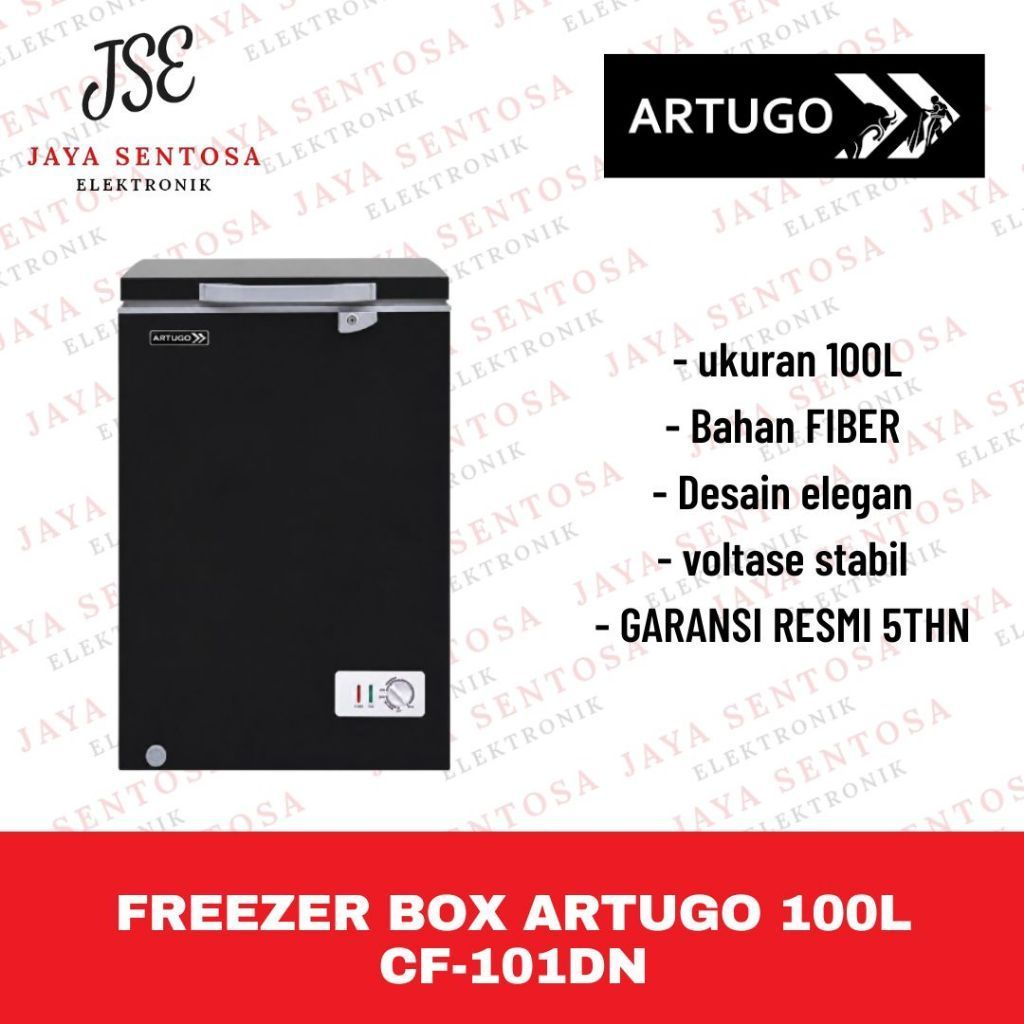 Freezer Box ARTUGO 100L – Freezer Daging, Ikan & Frozen Food
