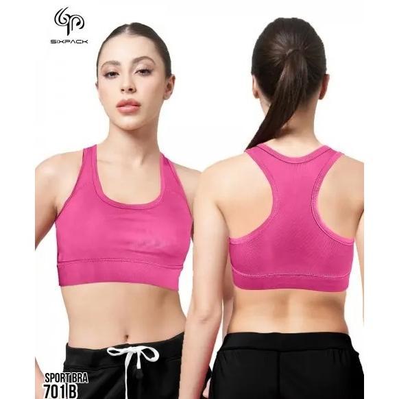 EXCLUSIVE Sport Bra Wanita Olahraga Gym Model Basic By Sixpack B