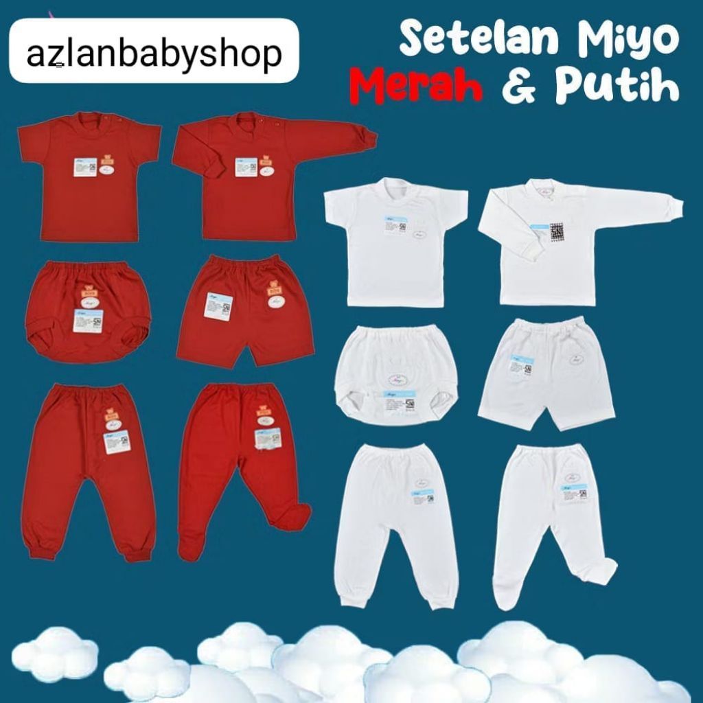 SETELAN MIYO NB 0-3M / PANJANG-PENDEK-KUTUNG