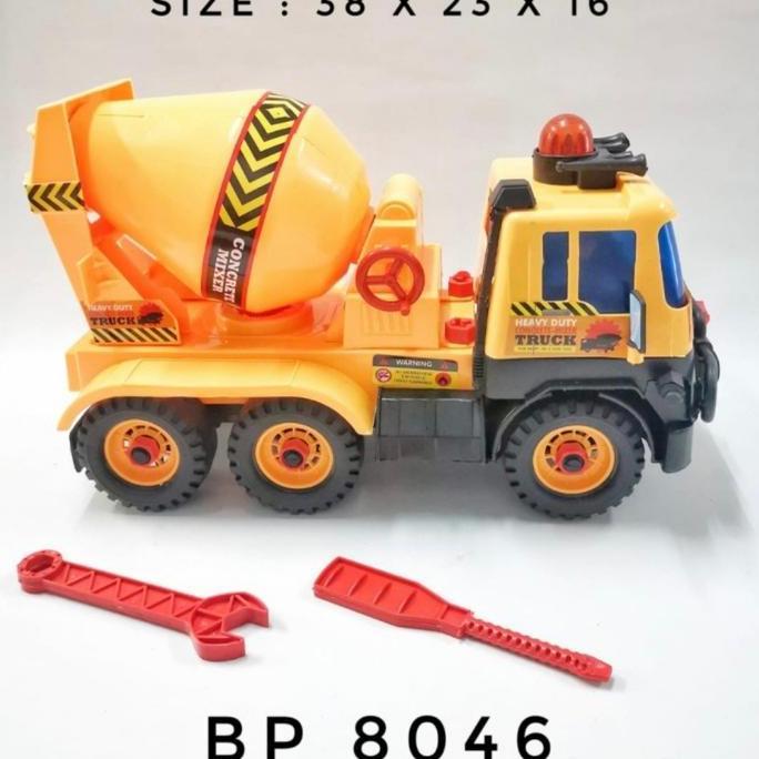 Mainan Anak Truk Molen Konstruksi Truck Construction BP8046