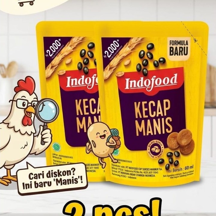 [5 PCS] Kecap indofood kemasan 2000an