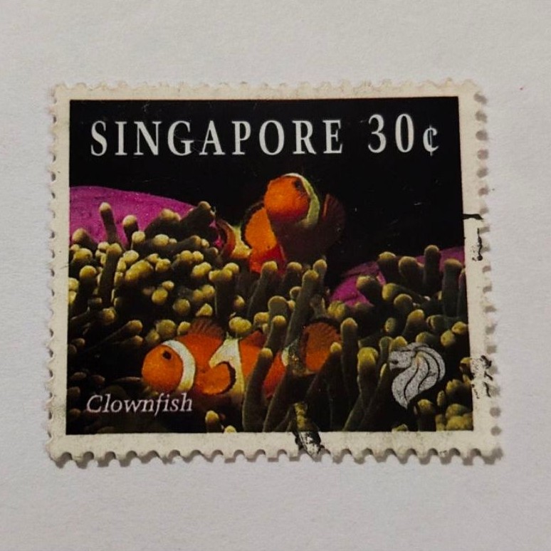 perangko kuno Singapura / Singapore