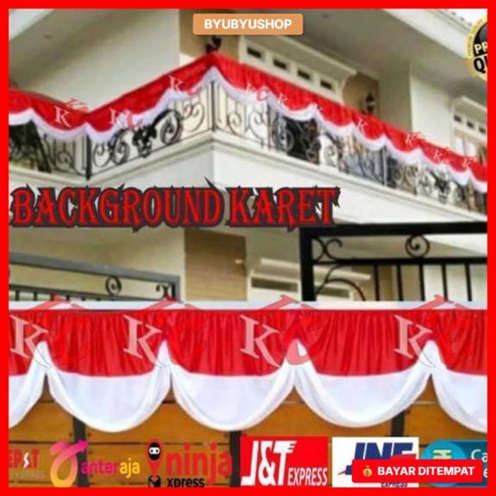 Bendera Background Karet Merah Putih Background Cantik Gedung Merah Putih Karet
