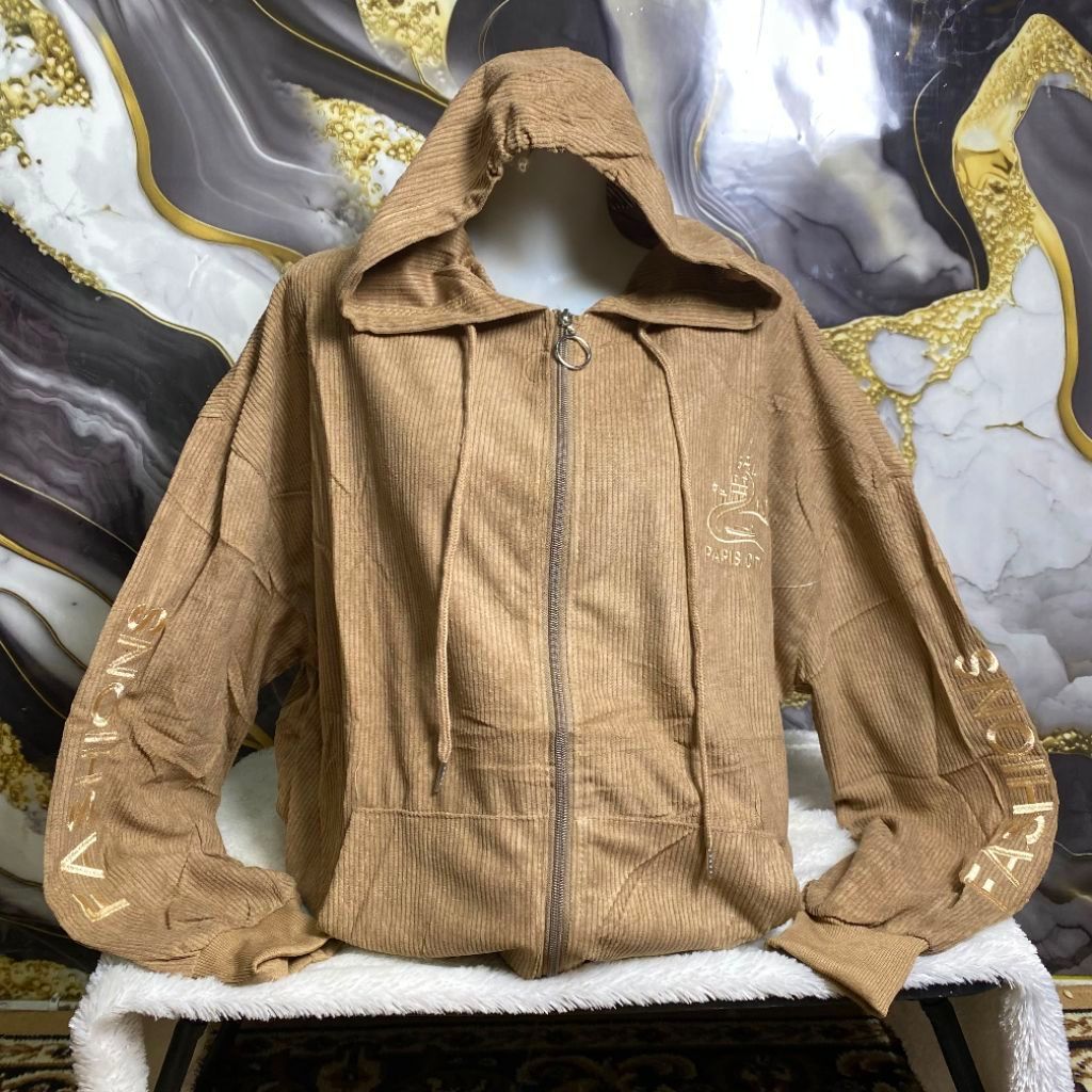 Hoodie jaket kedorai wanita jumbo LD 130 cm