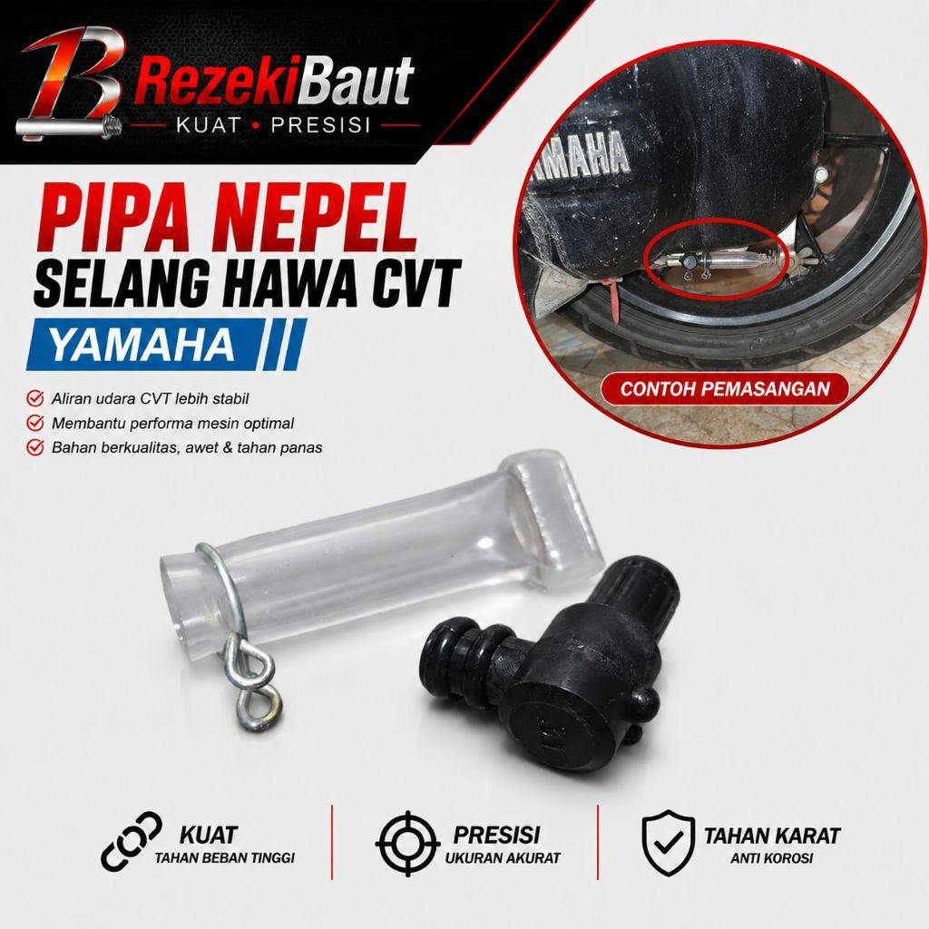 Pipa Nepel Selang Hawa Cvt Soul gt 115 soul fino fi mio j xride mio m3
