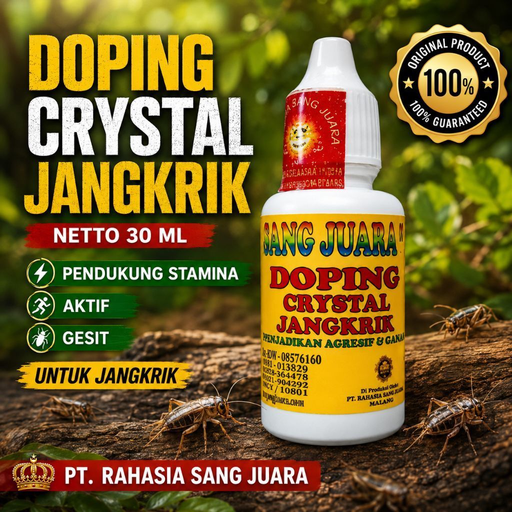DOPING CRYSTAL JANGKRIK ADUAN. 30 ml