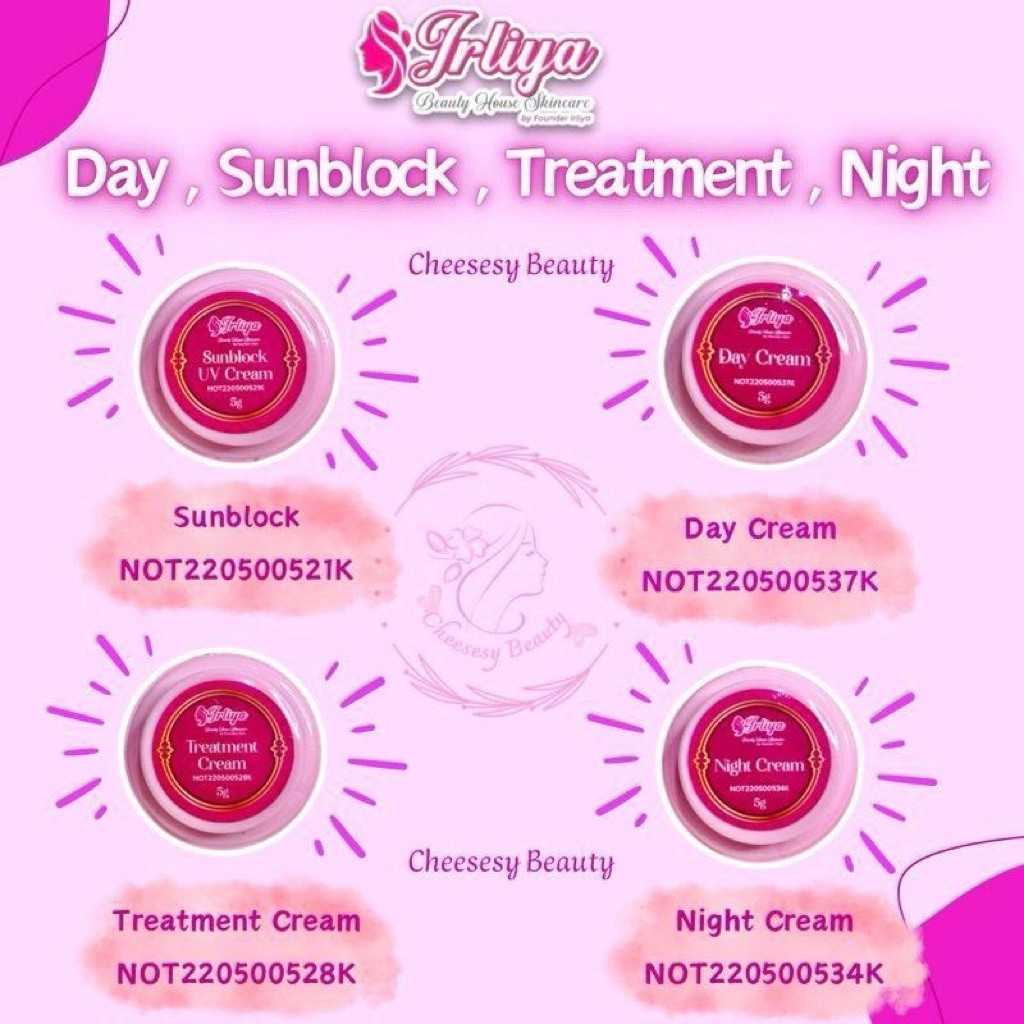 IRLIYA BEAUTY SKINCARE BEUATY Cream irliya ecer/satuan Ready Siap kirim