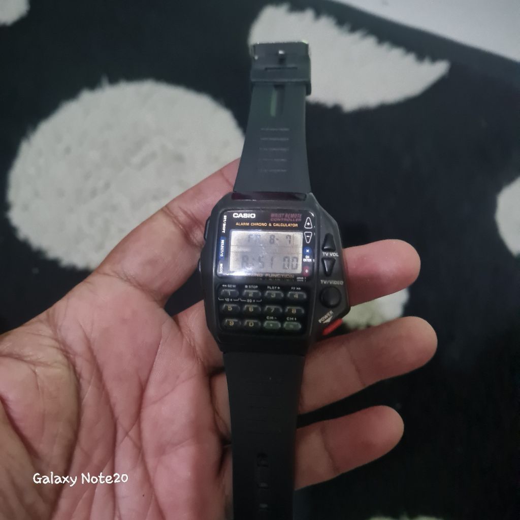Jam tangan Casio CMD 40 Made in Japan Remote n kalkulator vintage
