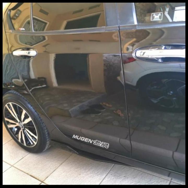 DISKON WINGLET SAMPING VARIASI SAMPING BAWAH MOBIL SUZUKI SPLASH HITAM GLOSY 