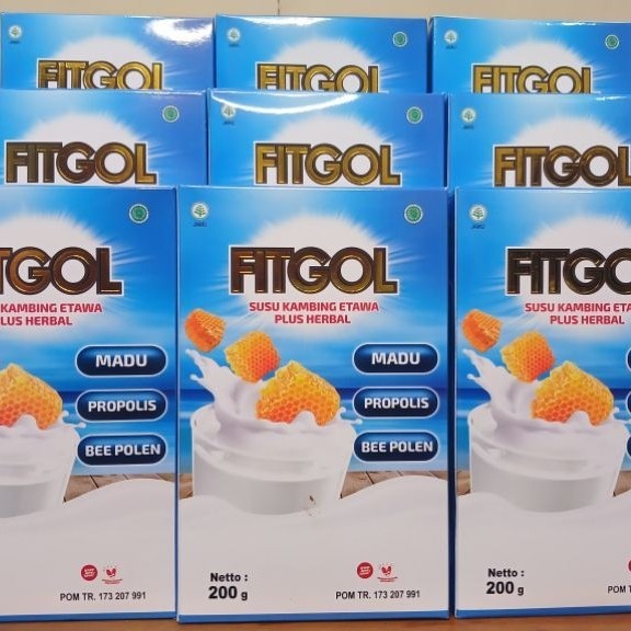 Fitgol Susu Kambing Etawa Plus Herbal Madu Propolis Bee Polen