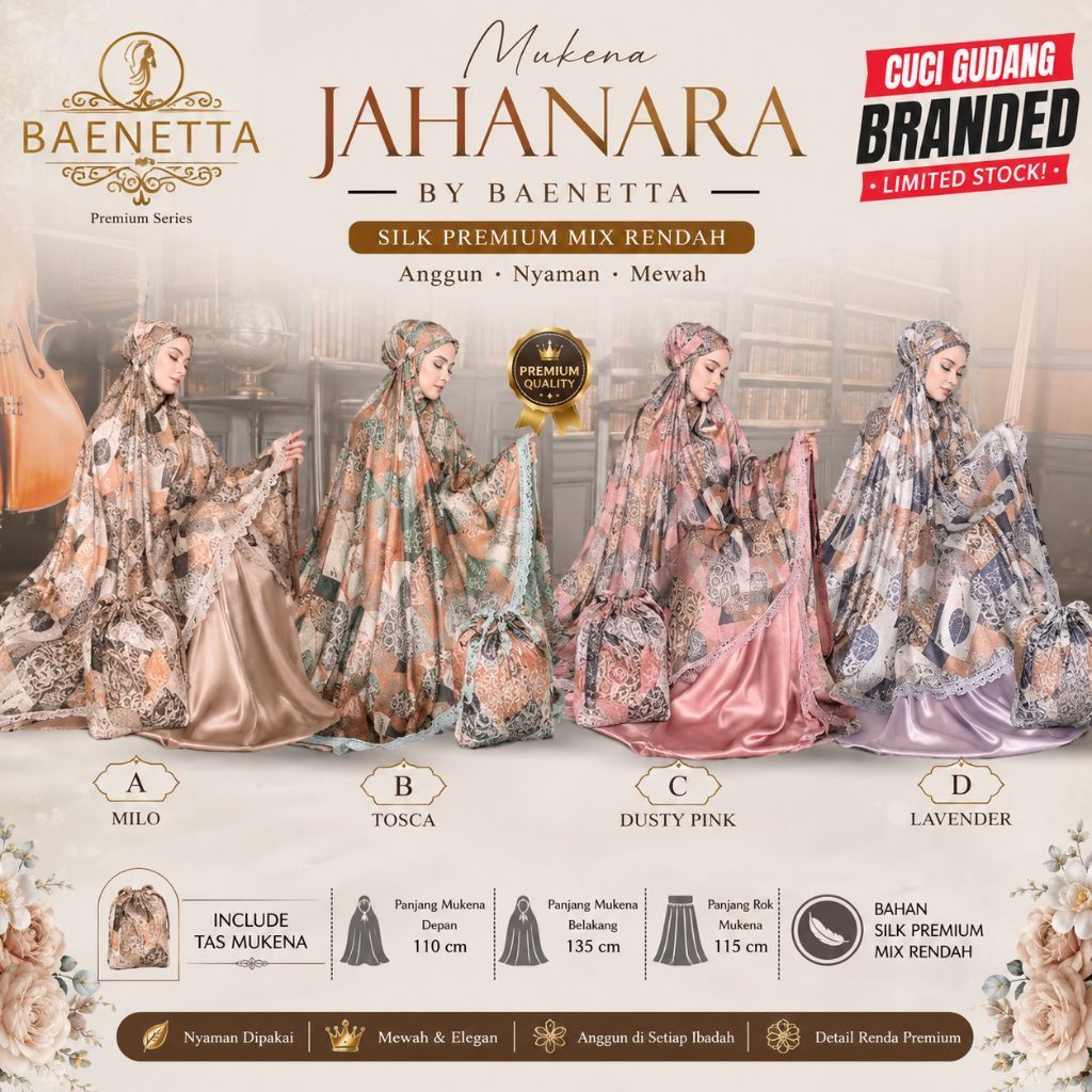 MUKENA JAHANARA BY BAENETTA