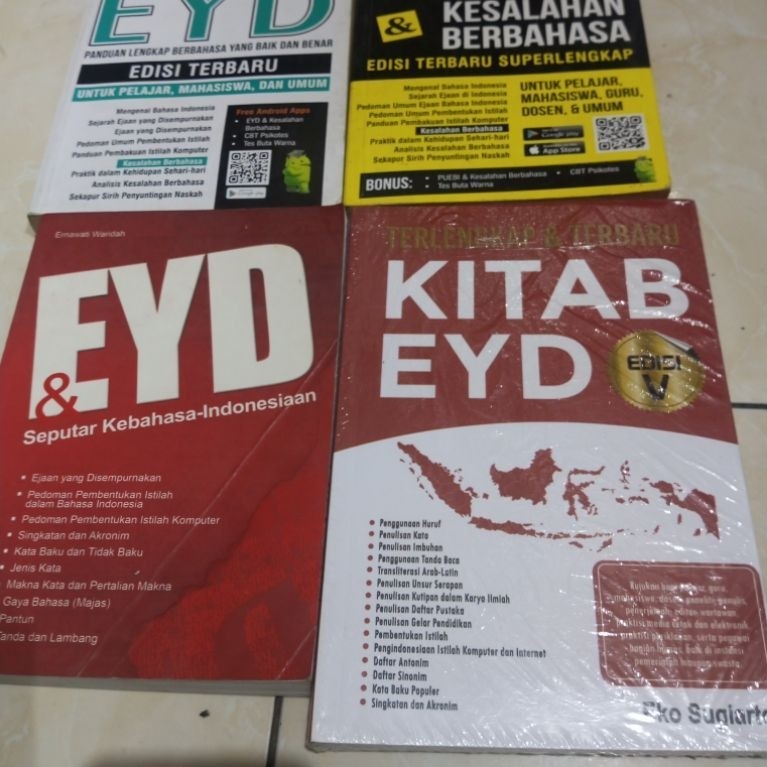 buku original kitab EYD  terlengkap dan terbaru/ Seputar kebahasa-Indonesia