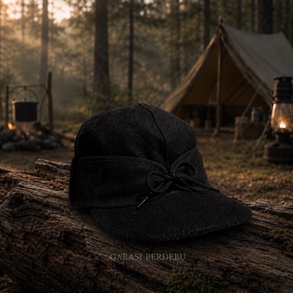 Brixton X Poler Black Wool Hat Cap