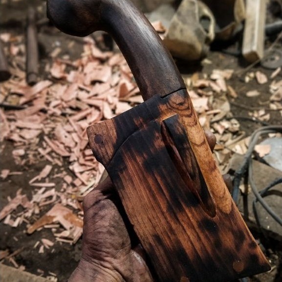 Chooper Knife Cacah Tulang Baja Ex Gergaji Batu