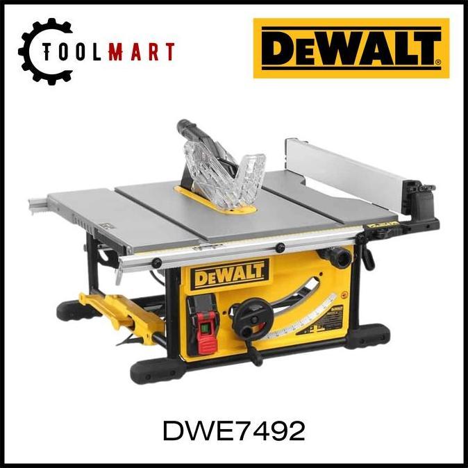 Murah Dewalt Dwe7492 Mesin Gergaji Potong Kayu Meja Table Saw 10 Inch 254Mm Dwe 7492