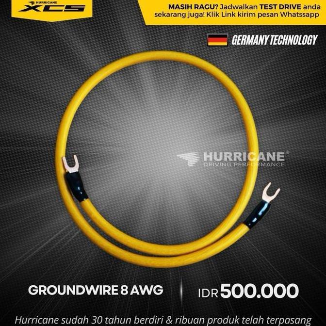 1 Pcs Kabel Ground Hurricane 8 AWG