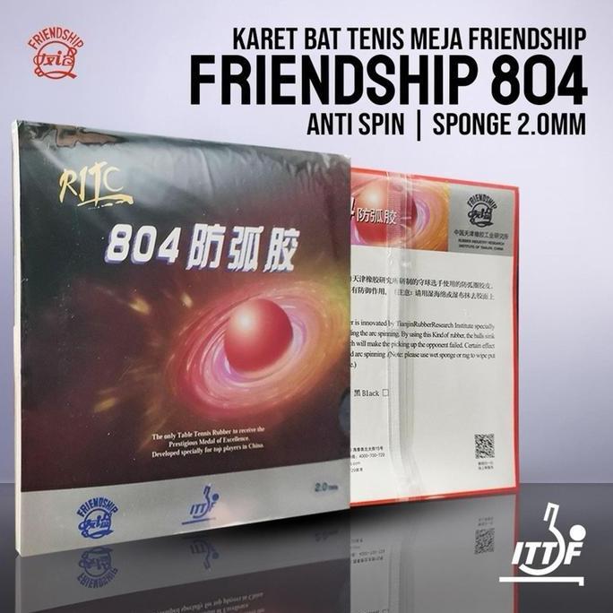 HARGA DISC - Karet Bet Pingpong Tenis Meja FRIENDSHIP 729 RITC 804 ANTI SPIN Original