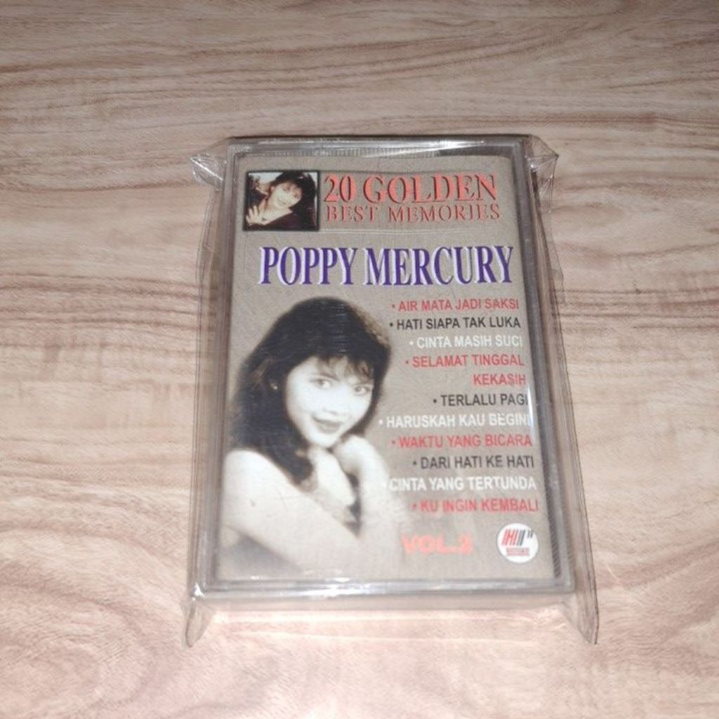Kaset Poppy Mercury 20 Golden Best Memories Vol. 3 Lagu Cinta