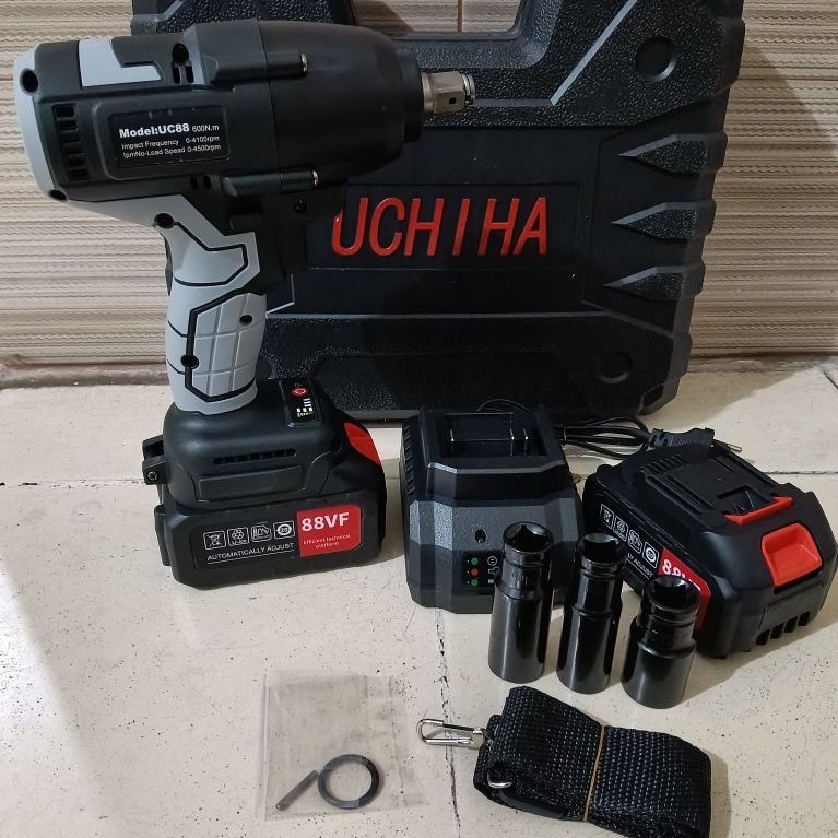 Impact Wrench Uchiha UC88 Cordless Impact Wrench Brushless 600Nm
