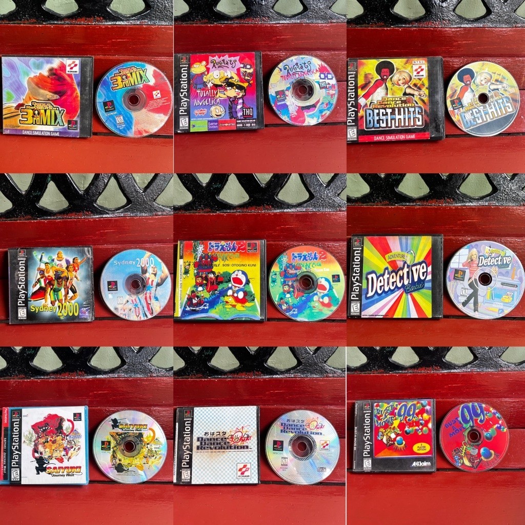 KASET PS1 KOPAP COVER BOX HITAM