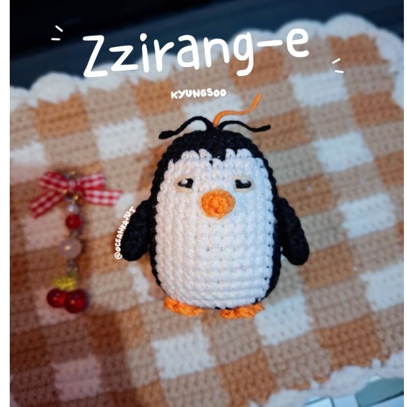 Amigurumi ZZIRANG–E | TEOLAEGI | Boneka Rajut | Keychain| KPOP.