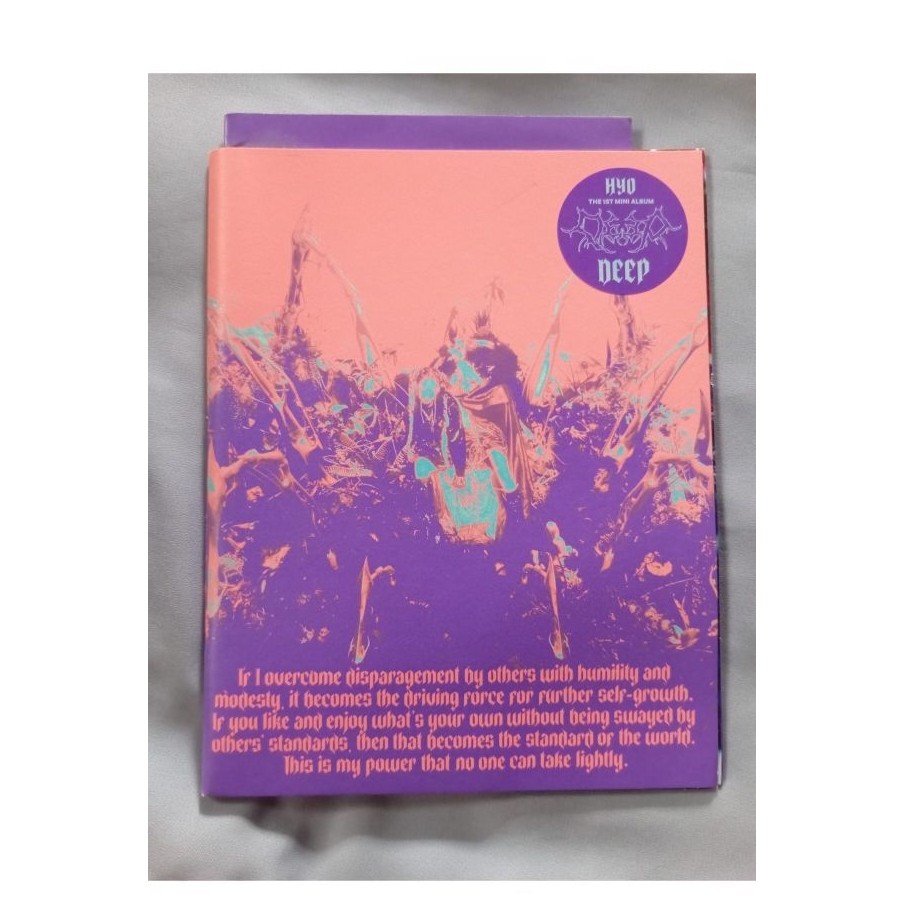 [READY STOCK - BACA DESKRIPSI] ALBUM ONLY HYOYEON SNSD GIRLS' GENERATION DEEP POISON VERSION