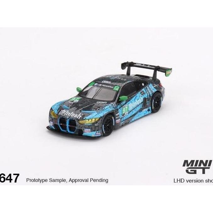 MINIGT 647 BMW M4 GT3 #97 Turner Motorsport IMSA 2023 Laguna Seca GTD 2nd Place Diecast Mini GT MGT