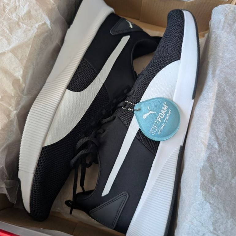 Puma flyer runner black white 28,5cm ORIGINAL