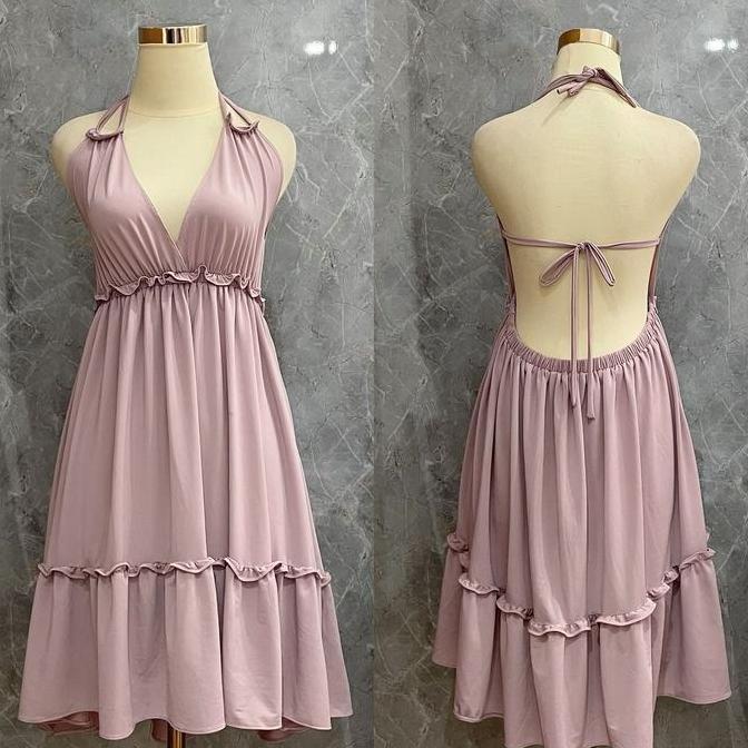 Linge- Wildnod - Minji S-5Xl (Ld 80-160Cm) Lingerie Dress / Gaun Malam Bahan Spandeks