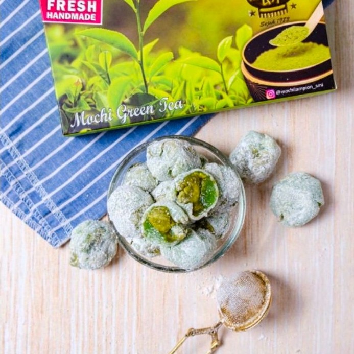 Mochi Kaswari Lampion Sukabumi Green Tea I Matcha Isi 15 Butir