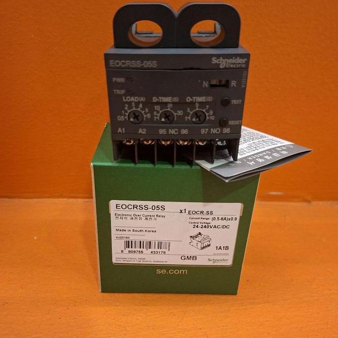 EOCR EOCRSS-05S 0.5-6A COIL 24-240VAC/DC SCHNEIDER ORIGINAL MURAH