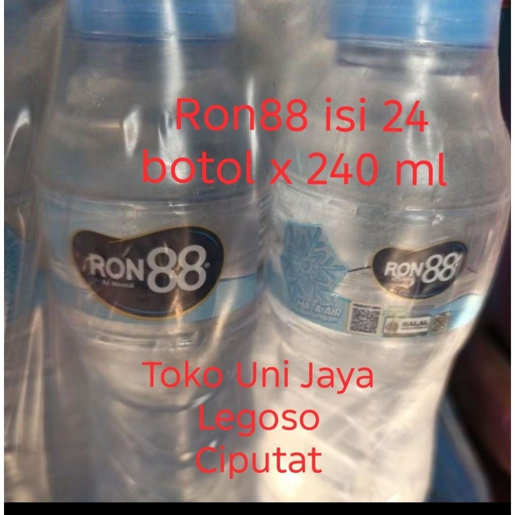 Air Mineral Ron88 Ron 88  24 Botol @240ml