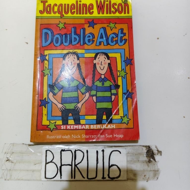 buku double act sikembar berulah by JACQUELINE WILSON