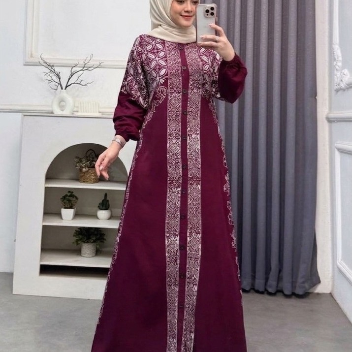 gamis tuwil motif batik